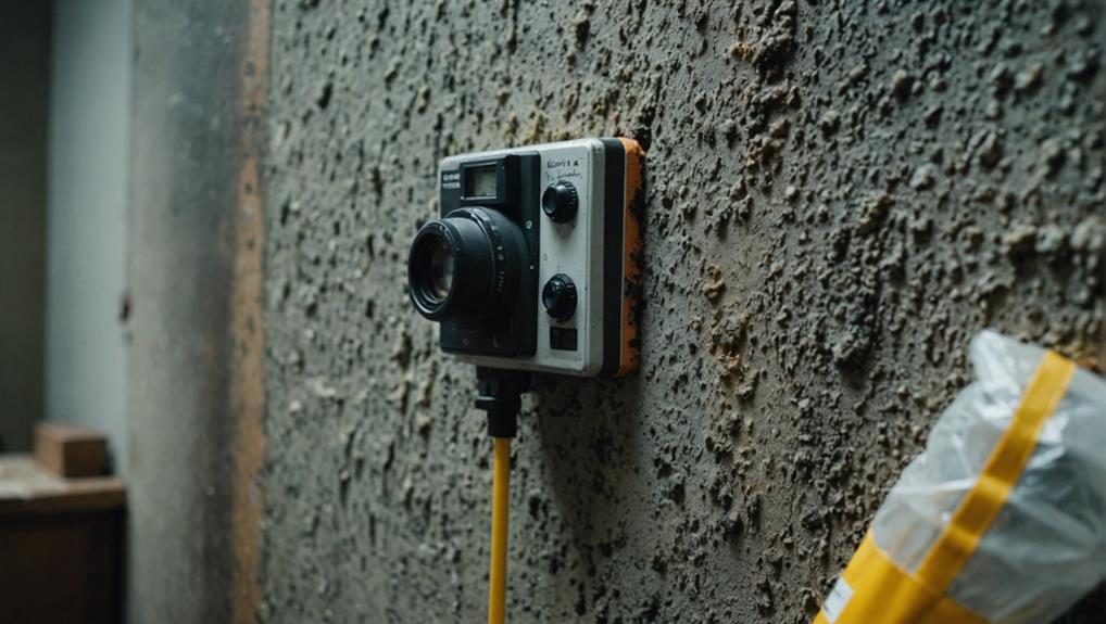 Professional water damage restoration crew reviewing moisture readings in a Huntsville, Alabama residence